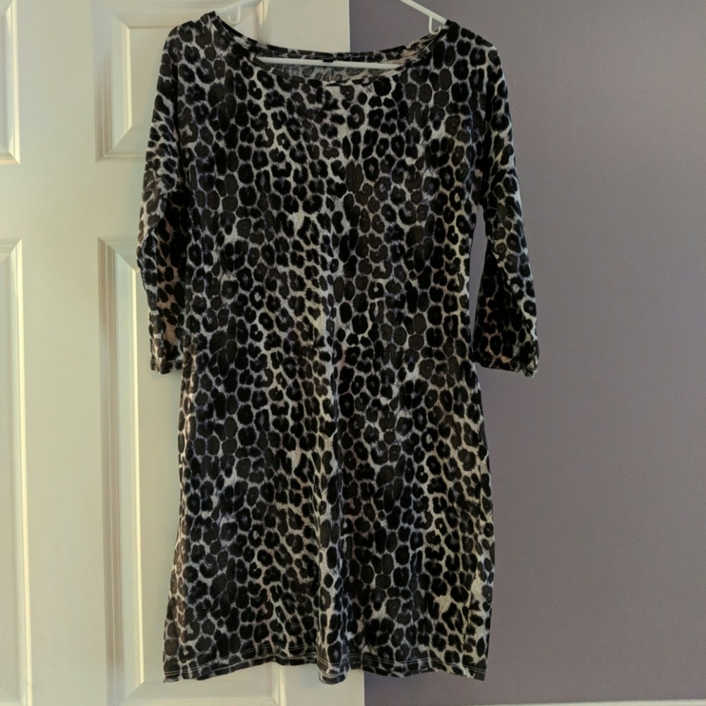 Express leopard dress